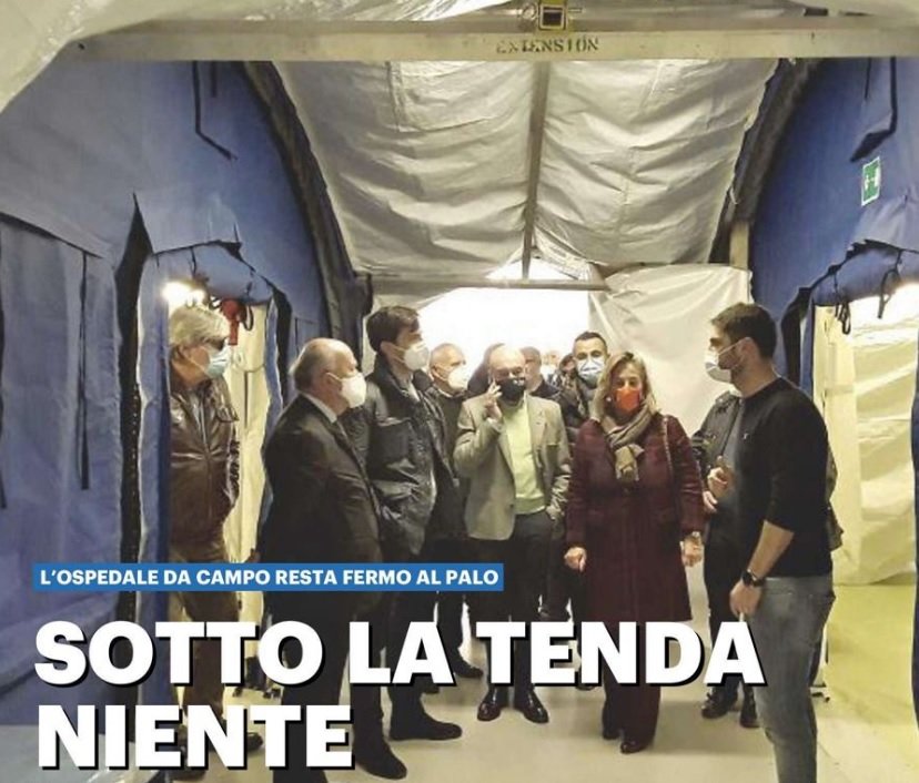Perugia: ospedale da campo